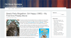 Desktop Screenshot of oldmoviesnostalgia.com
